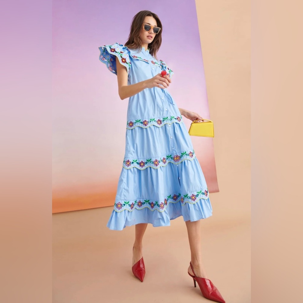 Bora Bora Dress Blue - Picture 2 of 8